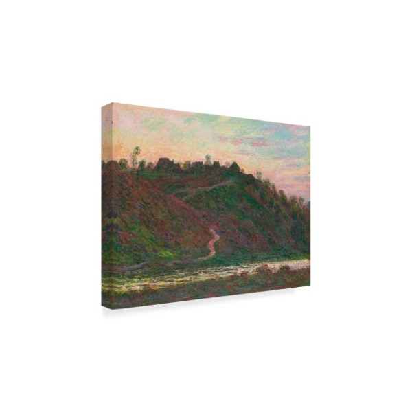 Claude Monet 'Village De La Roche-Blond, 1889' Canvas Art,35x47